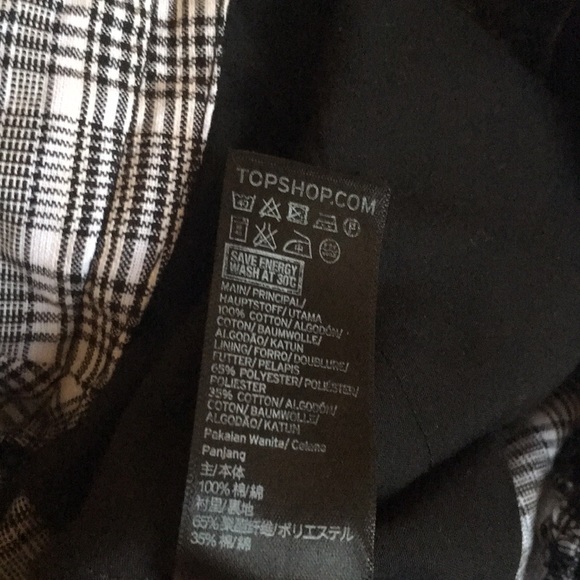 Topshop crop ankle trouser cotton linen - Picture 2 of 4